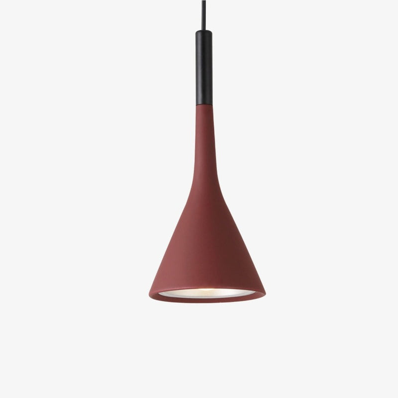 Suspension design cône en résine Nordic