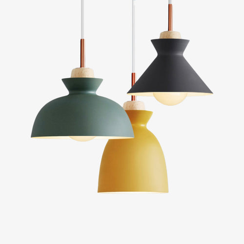 Suspension en métal coloré de plusieurs formes Nordic