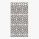 Tapis moderne rectangle gris aux formes géométriques Rug
