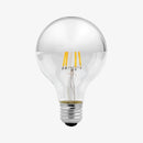 Ampoule E27 à LED A60 4W retro argenté