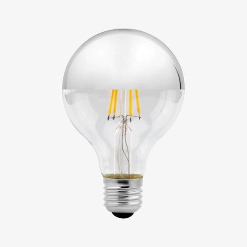 Ampoule E27 à LED A60 4W retro argenté