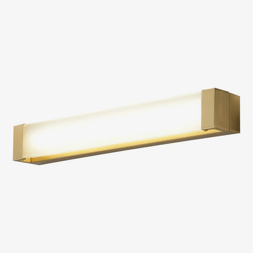 Applique murale à LED en métal doré pour miroir Luxury