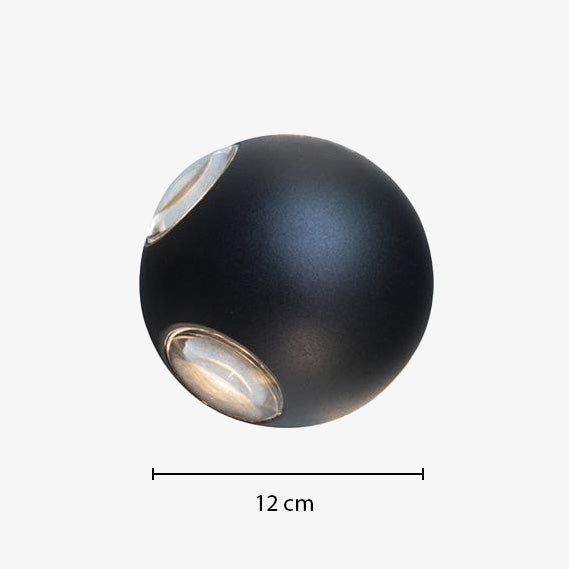 Applique murale design LED circulaire d'extérieur Sammyjo - vue 9 sur 8