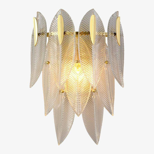 Applique murale design LED en feuille de verre Coffee