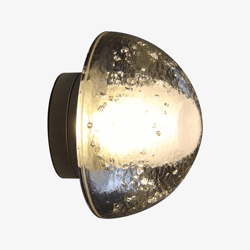 Applique murale extérieur demi-boule de cristal