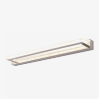 Applique murale LED chromé pour miroir 42cm