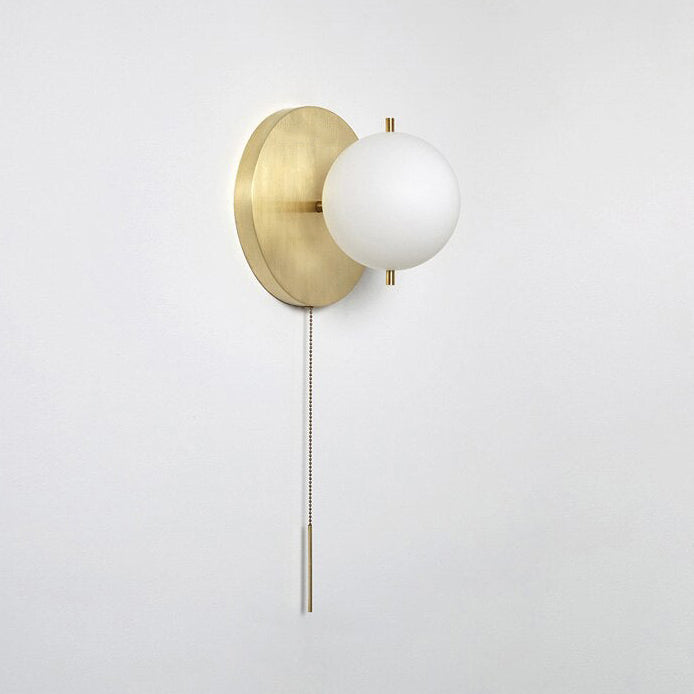 Applique murale moderne avec un globe en verre luxury Justyne - vue 4 sur 6