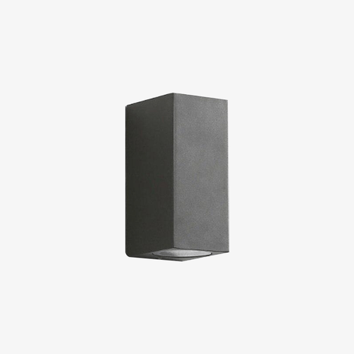 Applique murale moderne LED en cube noir Deco