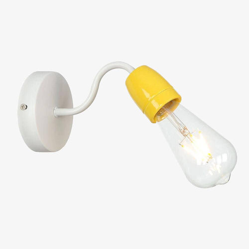 Applique murale moderne LED en métal coloré