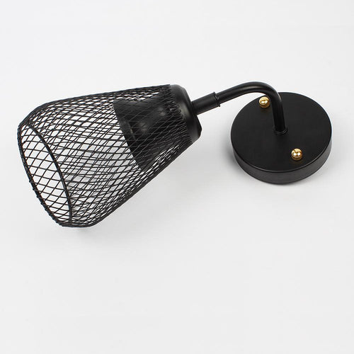 Applique murale moderne LED en métal noir Ovo - vue 4 sur 5