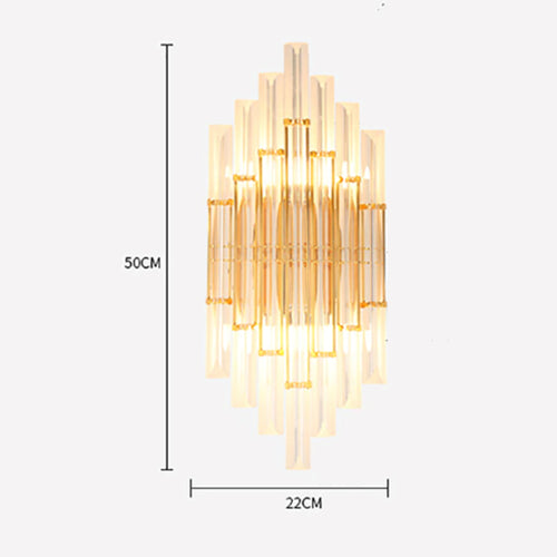 Applique murale moderne LED en verre Lyssia - vue 7 sur 6