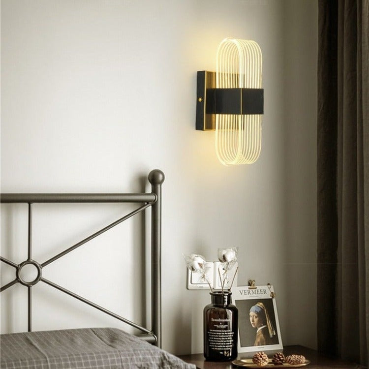 Applique murale moderne LED linéaire luxury Tiziana - vue 3 sur 8