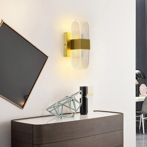 Applique murale moderne LED linéaire luxury Tiziana