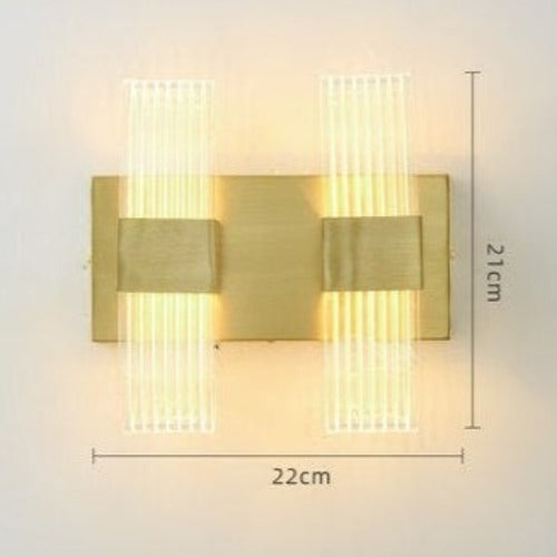 Applique murale moderne LED linéaire luxury Tiziana - vue 6 sur 8