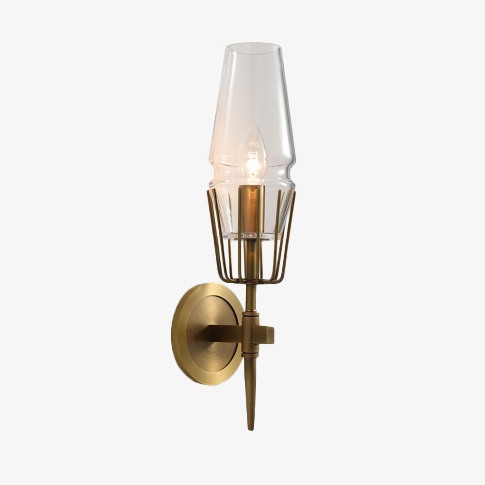 Applique murale vintage style lampe torche moderne Tasnim - vue 2 sur 9