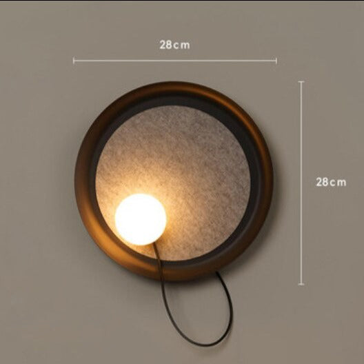 Applique murale moderne LED ronde en métal Barp - vue 9 sur 11