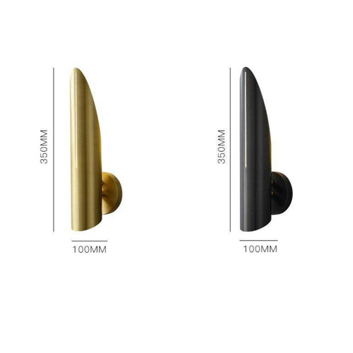 Applique murale LED design finitions dorées luxury - vue 7 sur 6