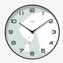 Horloge murale ronde avec ours et lapin blanc Chansrun