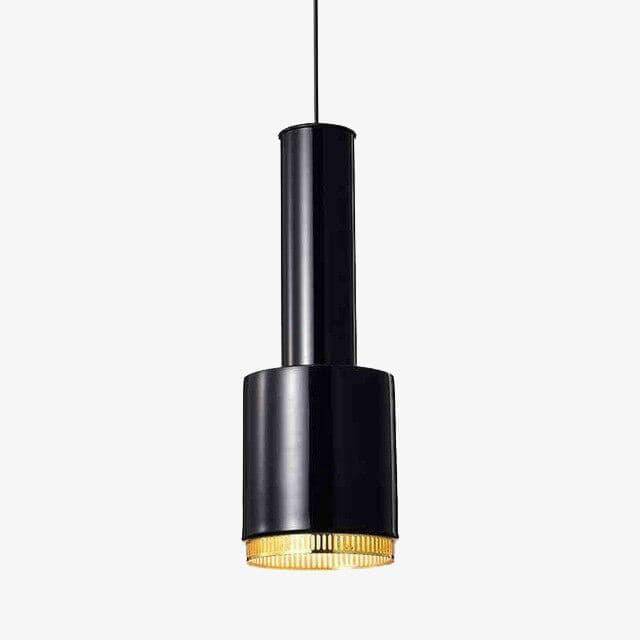 Suspension design LED en tube métal style Loft Industriel - vue 2 sur 7