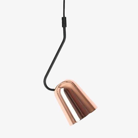 Suspension design LED avec abat-jour en métal style Loft Industriel - vue 2 sur 5