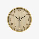 Horloge murale ronde en bois style Lalo B 30cm