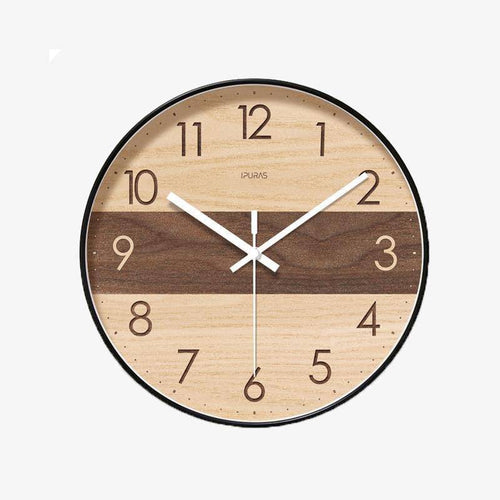 Horloge murale ronde moderne style Factory D