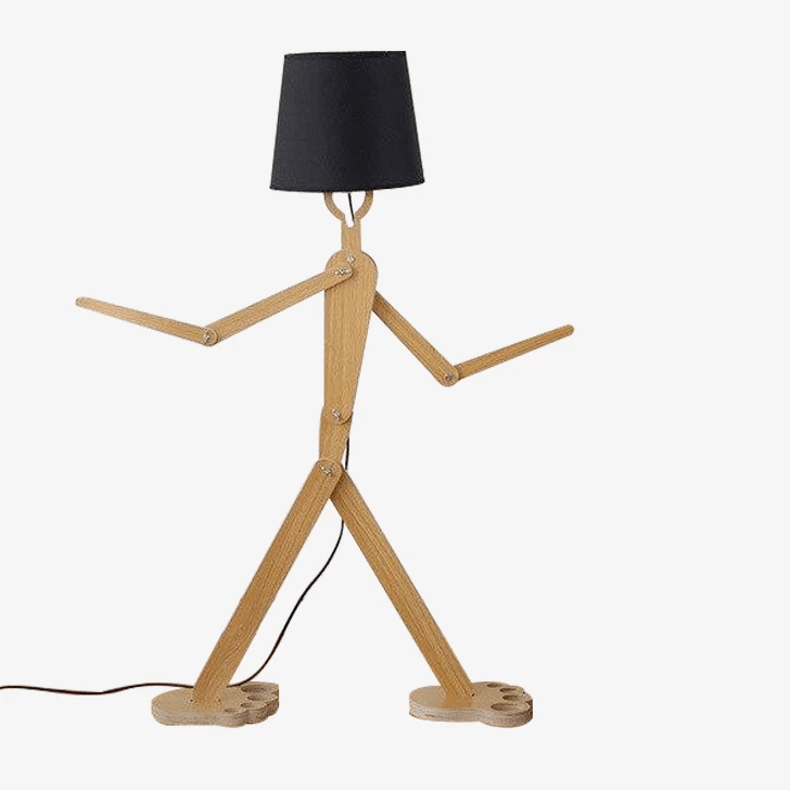 Lampadaire bonhomme