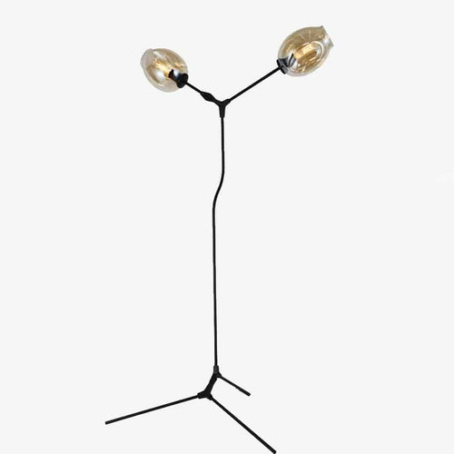 Lampadaire design avec deux boules en verre Hallway - vue 2 sur 6