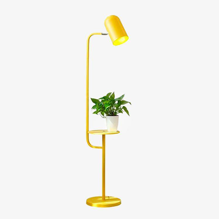 Lampadaire jaune
