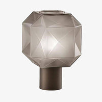 Minimalist geometric LED table lamp