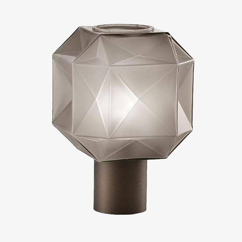 Minimalist geometric LED table lamp
