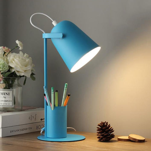 LED table lamp with colourful integrated pen holder Ninal - vue 9 sur 9