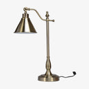 Lampe à poser vintage avec abat-jour conique en métal Nevula