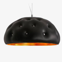 Lustre design style cuir avec diamants
