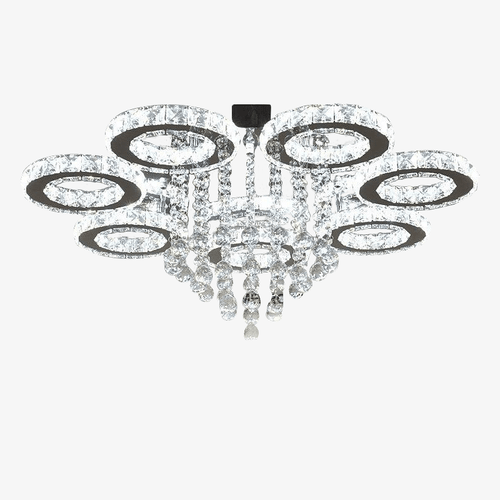 Lustre en cristal de verre à LED Luxe - vue 2 sur 11