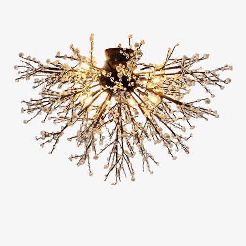 Lustre en cristal en forme de branches d'arbre - vue 2 sur 4