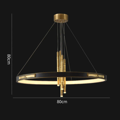 Lustre moderne et circulaire style chinois luxury Yoshi