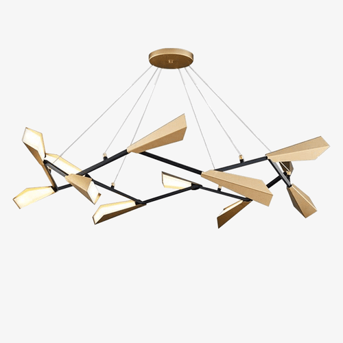Lustre moderne LED avec plusieurs abat-jours aluminium Creative - vue 2 sur 9