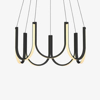 Lustre moderne LED en forme d'arc Unalli