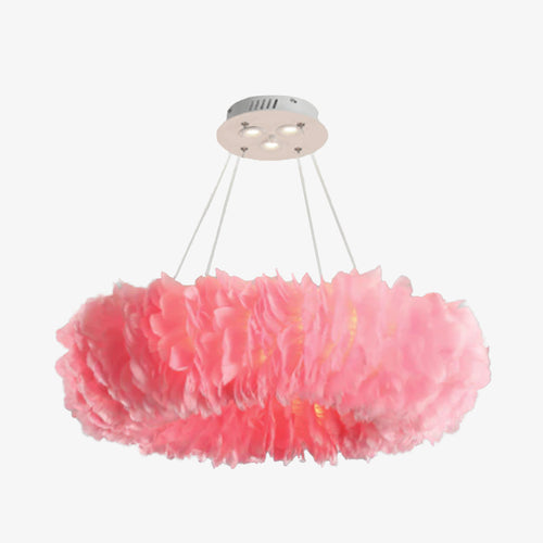 Lustre moderne LED en forme de pivoine Floricenta