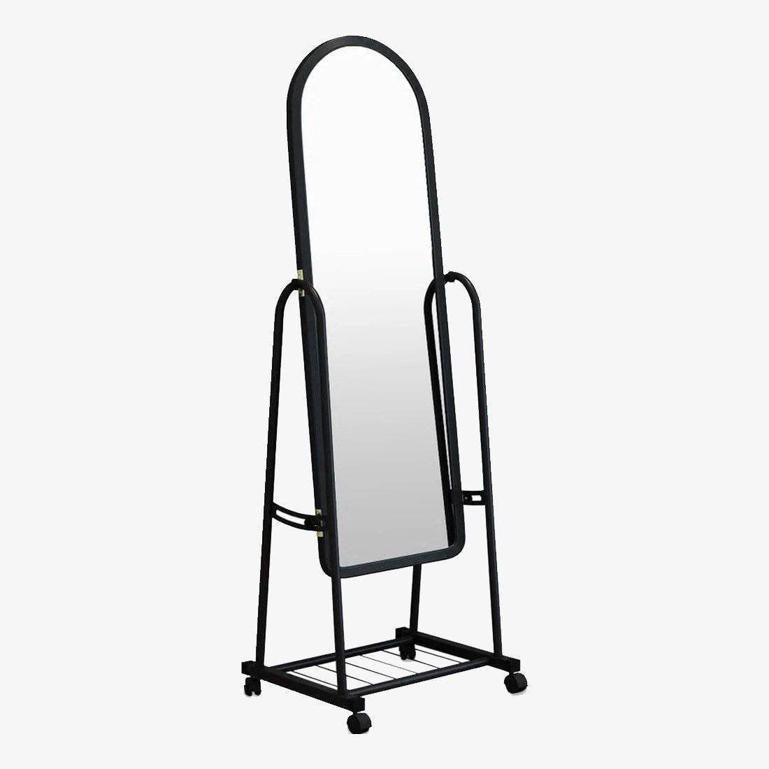 Miroir sur pied avec roulette Dressing