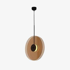 Double disc designer pendant light popular