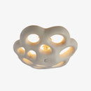 Plafonnier design LED ajouré en fleur Jolia