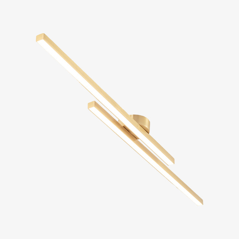 Plafonnier design LED linéaire et minimaliste Dallas