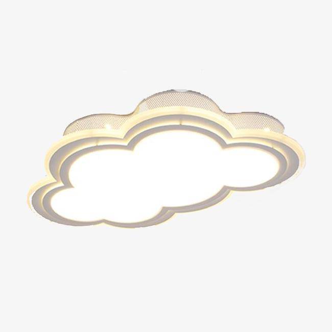 Plafonnier LED en forme de nuage pour chambre d'enfant 36 W 15 ㎡-30 ㎡