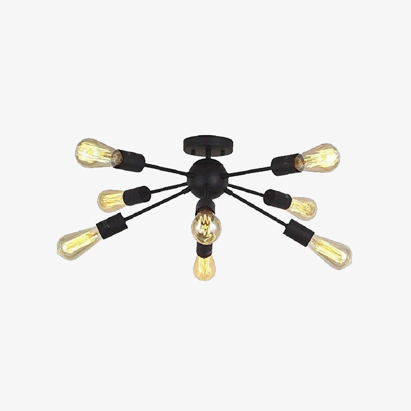 Plafonnier LED design style industriel Iona