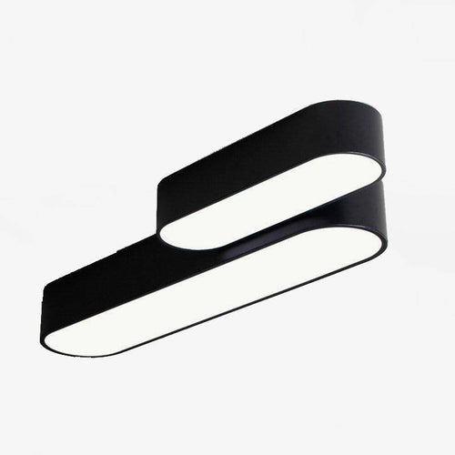 Plafonnier LED tubes arrondies ovales Bwart