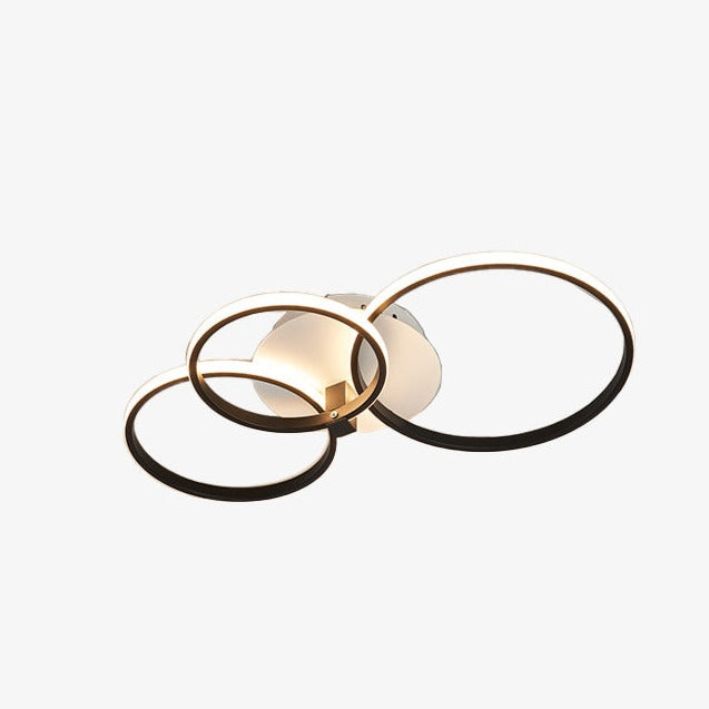 Plafonnier moderne avec anneaux LED Vexler