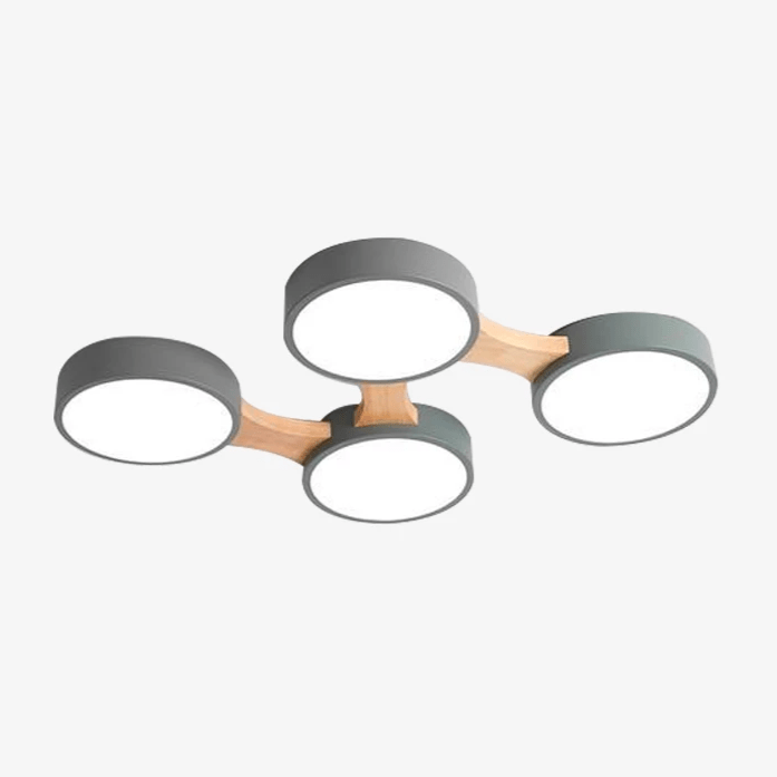 Plafonnier rond LED en plusieurs parties Botimi