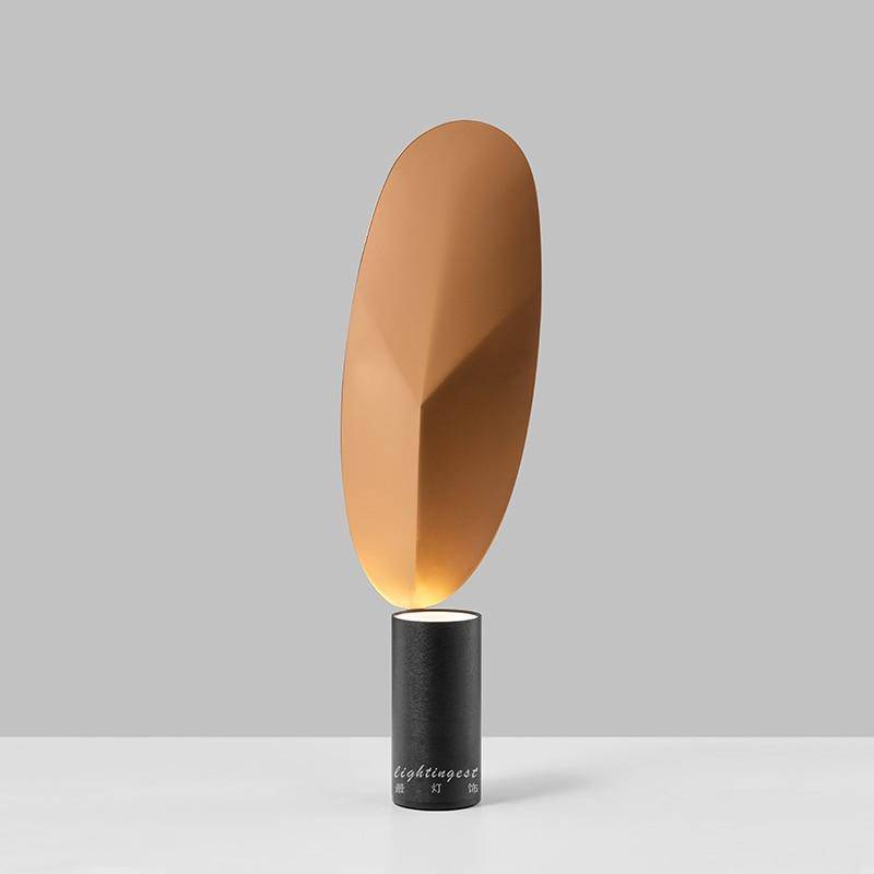 Lampe à poser LED design style plume éclairée - vue 2 sur 8